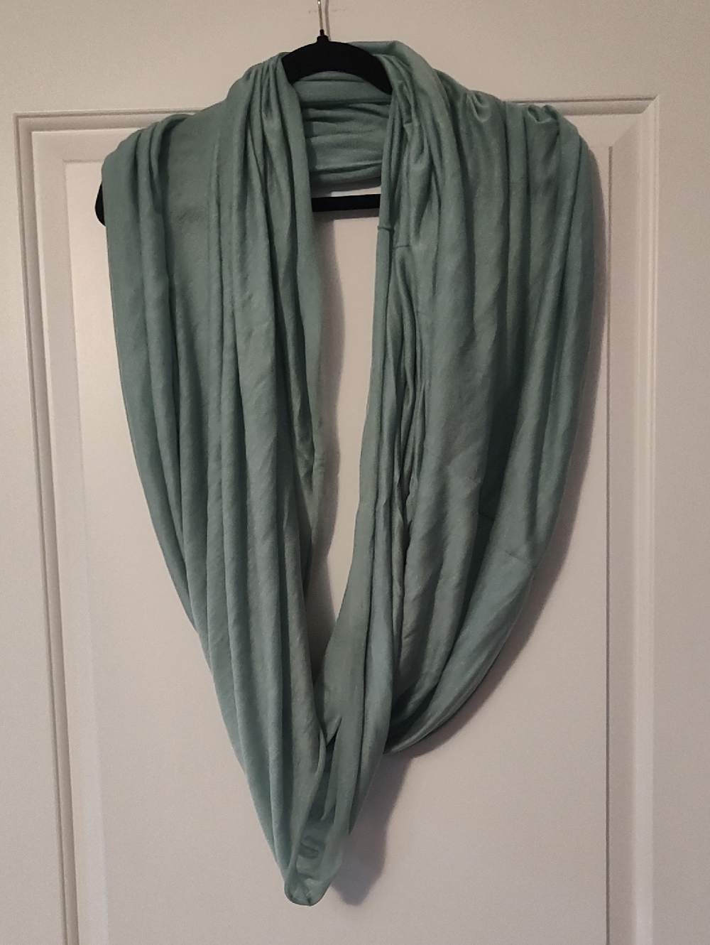 Soft Lightweight Mint Infinity Scarf for Women